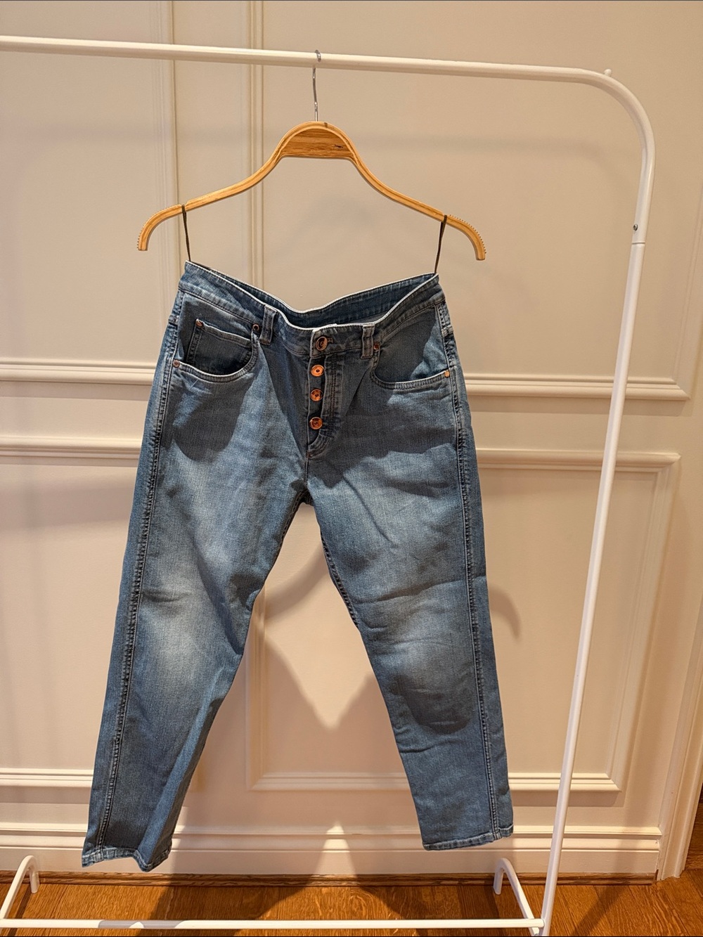 Brunello Cucinelli Light Blue Slim Straight Jeans